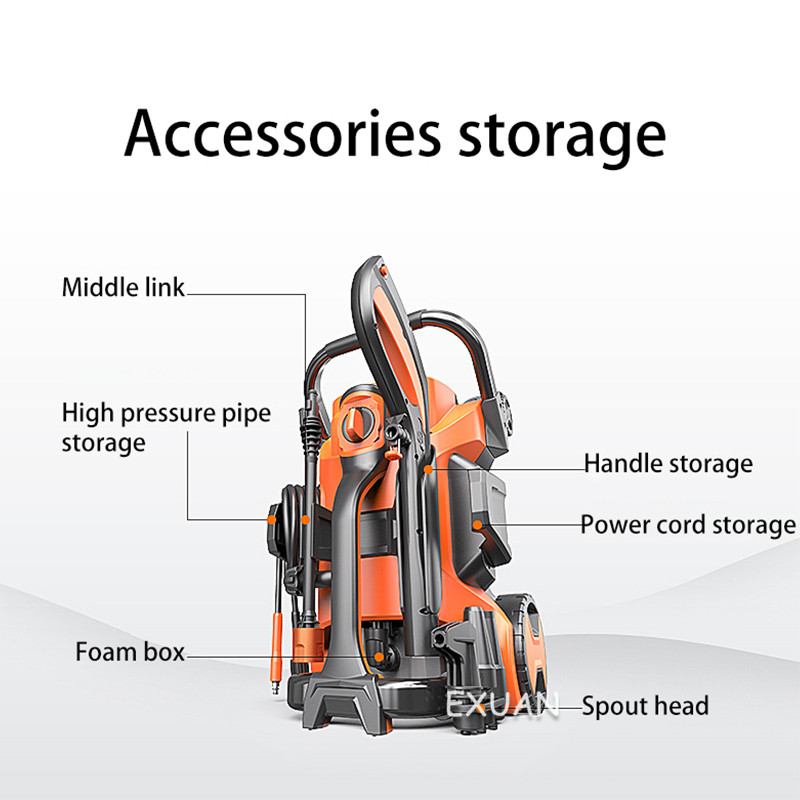 High Pressure Car Washer / Copper Motor Self-Priming Washer / Car Washer Pump / Home Self-Service Car Car Washer