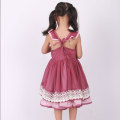 girls Dollcake remake plum ruffle twirly dress