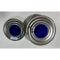 Milk Powder tin Can blue bottom with dots