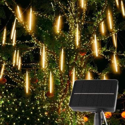 Streets Meteor Shower Colored LED String Lights