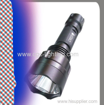 Aluminum Cree Rechargeable Flashlight 