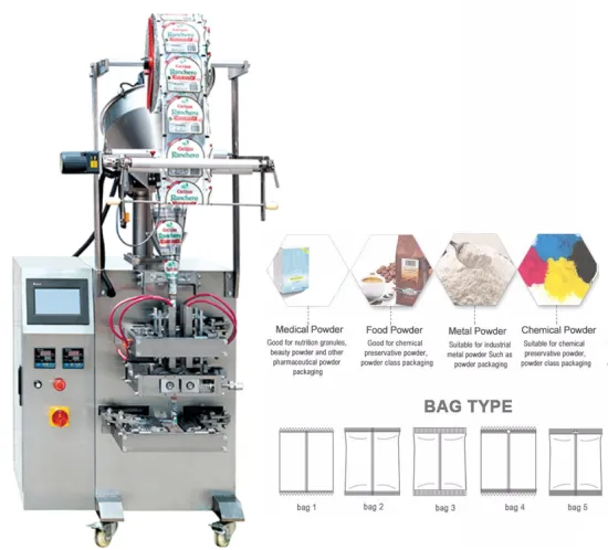 Vertical Powder Bag Packaging Machinery