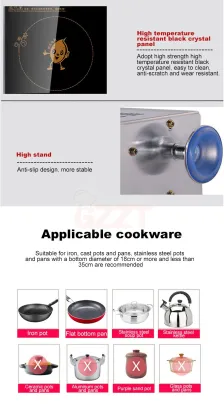 3500W Commercial Induction Cooktop Electric Cooking Stove
