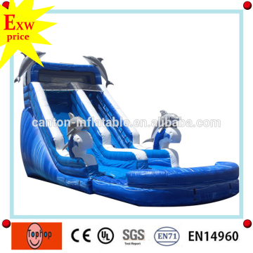 high quality commercial children large inflatable water slide with for pool for sale or rental