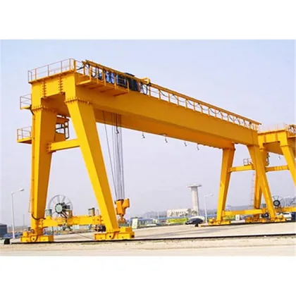 Industrial outdoor use double girder gantry goliath crane