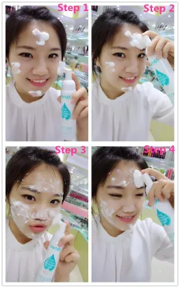 OEM/ODM Organic Facial Bubble Cleanser with Customized Logo