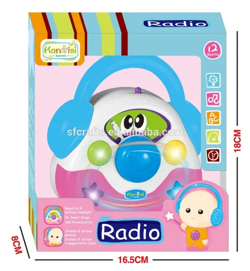 Magic radio toys with music for kids