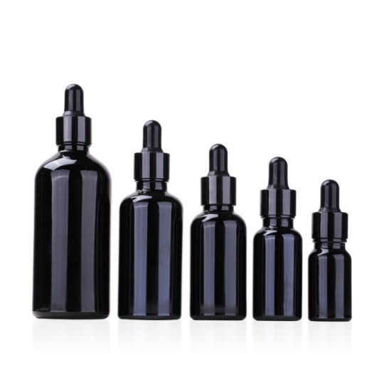 1oz matte black shisho tomchi idishlari 30mml shisha
