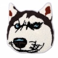 Cartoon Husky Dogs Towel แพทช์เชือกเย็บปักถักร้อย Chenille