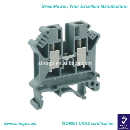 Din Rail Terminal Block/ Spade Terminal Block 6mm, High Quality Din