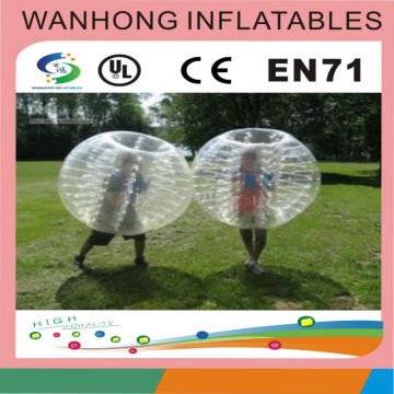 High quality Human Sized Soccer Bubble Ball/Inflatable Bumper Ball for Adult and Kid/Hamster Ball for Sale