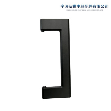 Matte Black L-Shaped Plastic Door Handle