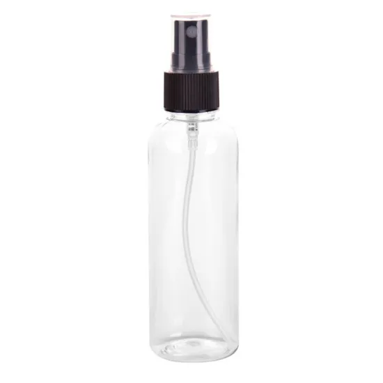 100ml Black mist sprayer plastic bottle cosmetics packaging
