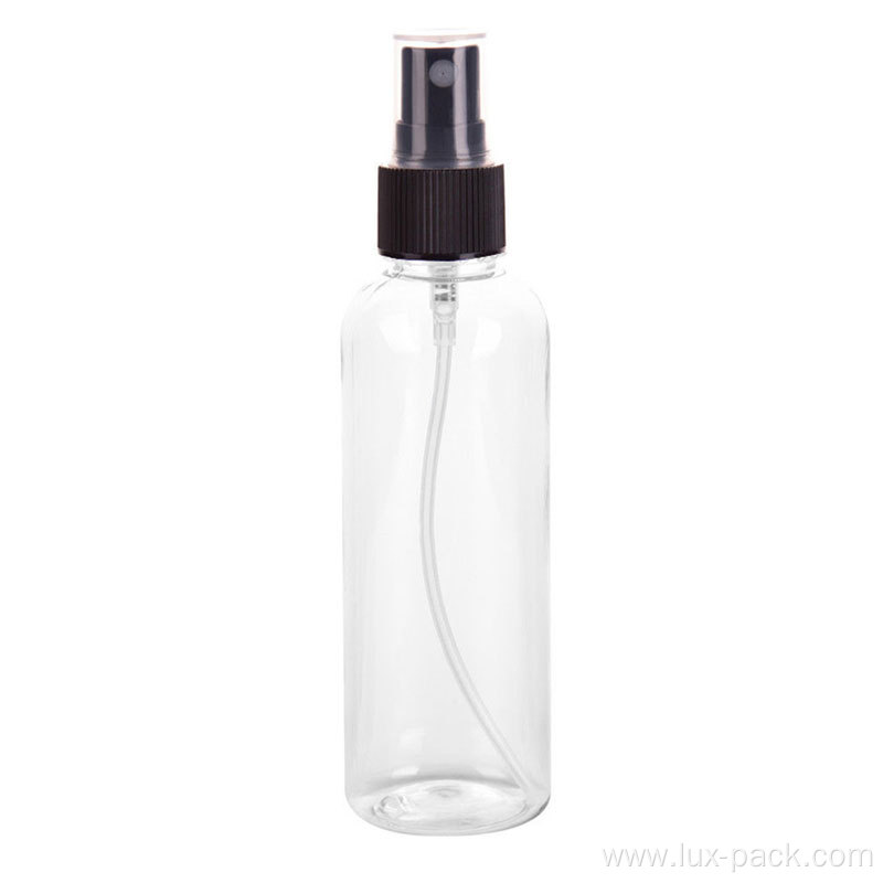 100ml Black mist sprayer plastic bottle cosmetics packaging