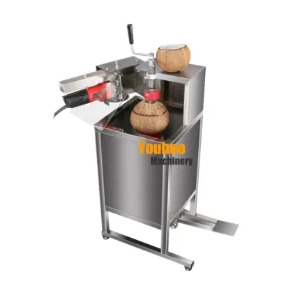 High-Quality Coconut Water Extraction Machines: Including King Coconut Openers and Green Tender Coconut Cutters for Sale
