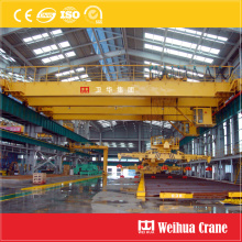 Overhead crane dengan magnet