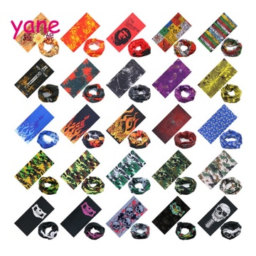 Wholesale Custom Printed Magic Polyester Seamless Bandana Scarf Headwear