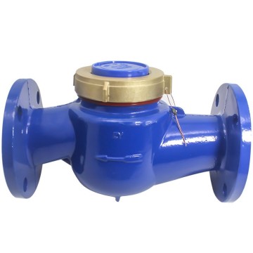 Medidor de agua con bridas para una medición precisa del flujo