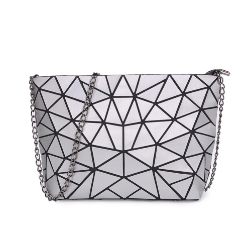 Shoulder Bags 2020 Ladies Women Handbags Geometric foldable brushed fabric hangbag Supplier