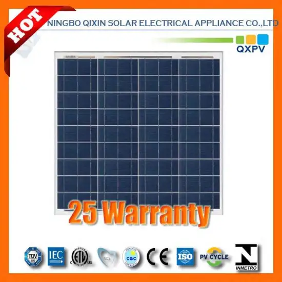 18V 55W Poly PV Solar Panel