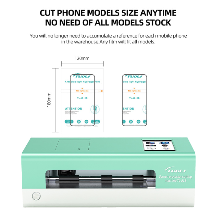 Mesin pemotongan yang tidak selaras untuk pelindung layar hidrogel