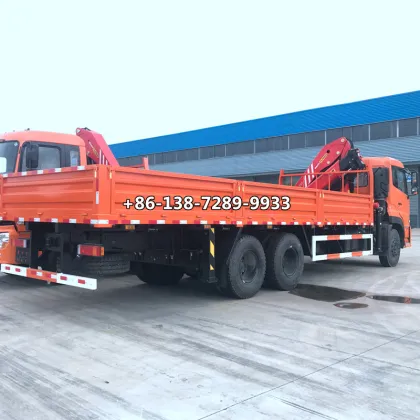 Dongfeng 9 Tonnes Palfinger Knuckle Boom Crane for Sale: A Folding Truck-Mounted Crane