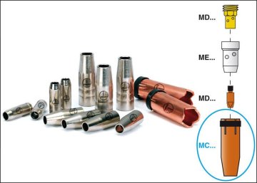 original trafimet consumable Mig Welding Torch welding Nozzle