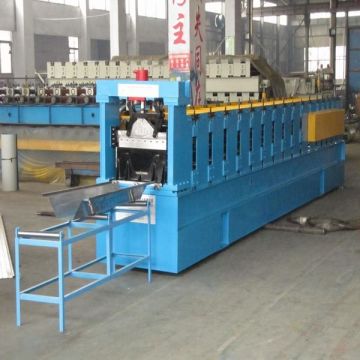 K Span Roof Roll Forming Machine Controled By Plc With Cr12 Steel Cutting Blade
