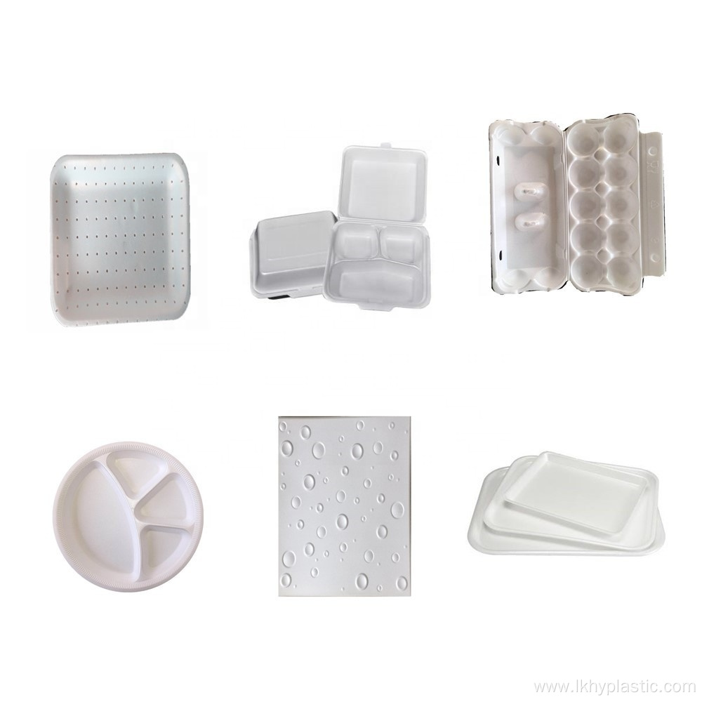 Polystyrene Plastic Disposable PS Foam Food Tray