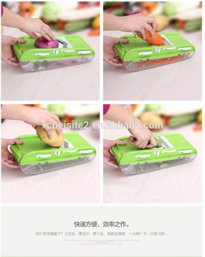 N522 Household Knives Stainless Steel & New Material Multifunction Spiral Vegetable Slicer