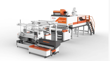 Three or five co-extrusion stretch film machine