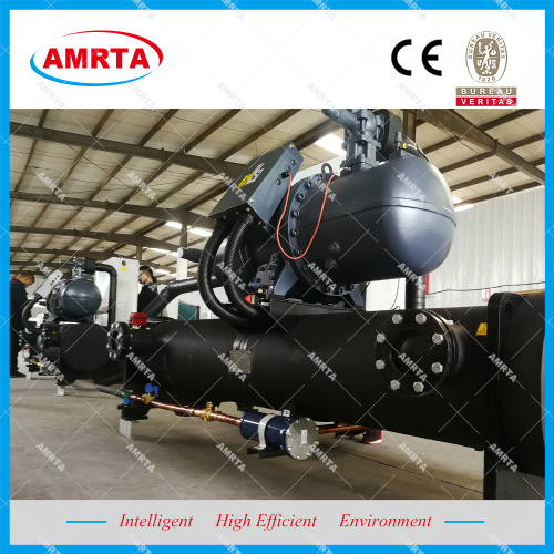 Penyejuk Pam Panas Sumber Air Hanbell Screw Compressor