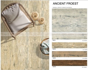 150x900/150x600 2016 Hotsale rustic 3d wood ceramic floor and wall tiles 159AF01