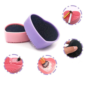 1PC Silicone Makeup Brush Cleaning Glove Sponge Makeup Washing Brush Scrubber Tool Cleaners Cleaning Brushes