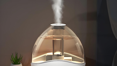 Atomizer plate for intelligent humidifier