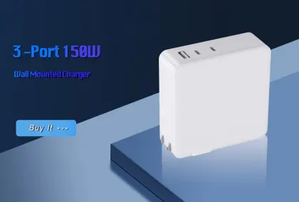 130W PD GaN Charger 3 Ports