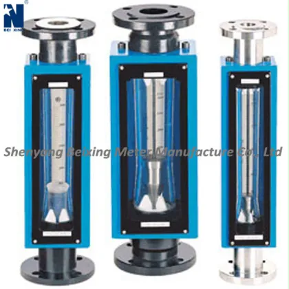 Glass pipe gas/ chemical flow meter /rotameter