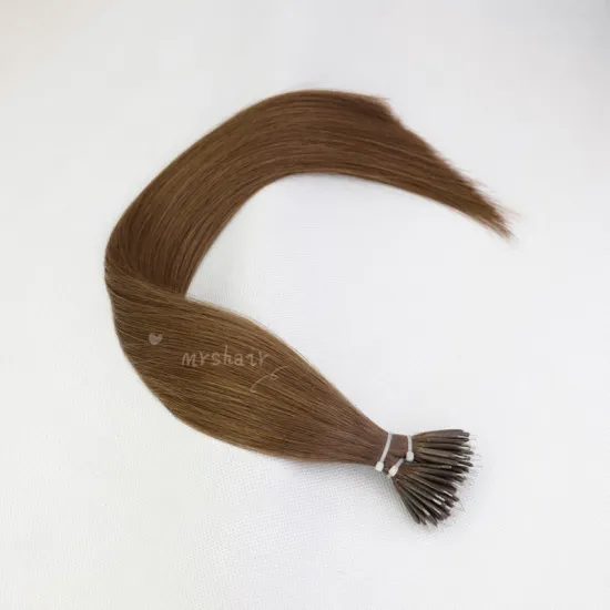 Best Supplier Nano Extensions Mink Virgin Silky Kinky Straight Hair Cheap Natural Ombre Remy Cuticle Russian Hair Extensions Nan