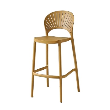 Affordable Luxury Velvet Bar Stools: High-Back, Nordic Design, Perfect for Kitchen, Restaurants, Gyms - Durable Metal Construction