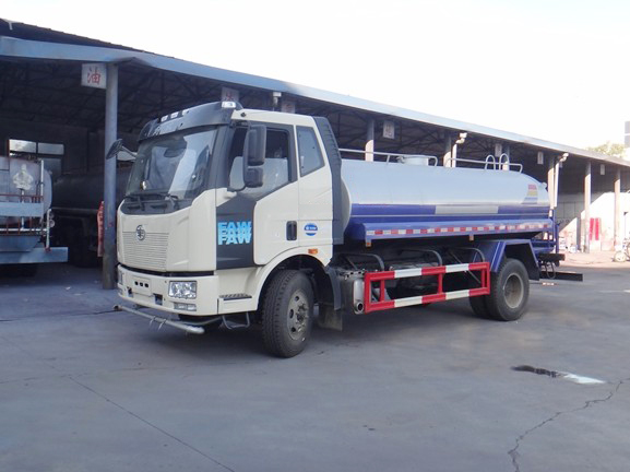 water steless steel transport truck