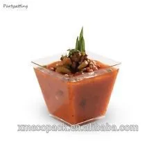 plastic dessert cup pla dessert cup , biodegradable dessert cup