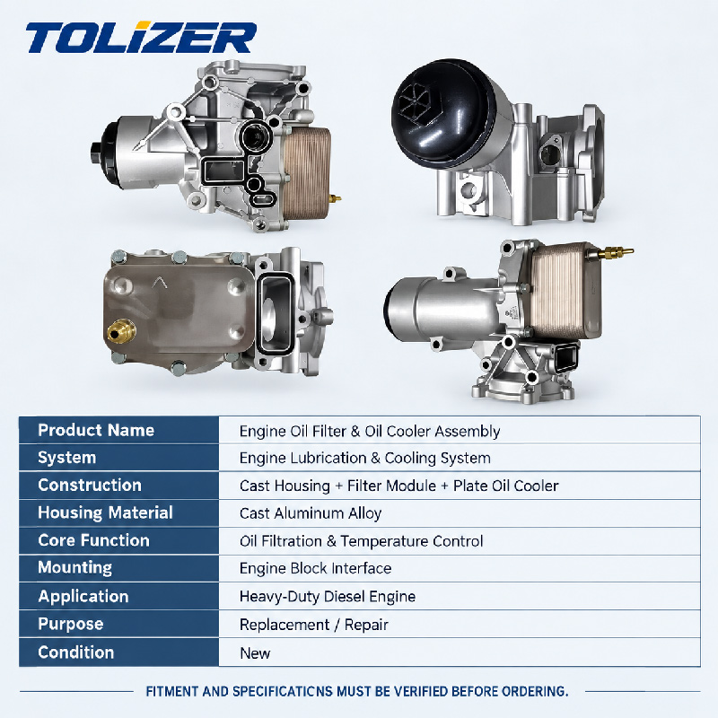 truck-engine-lubrication-cooler