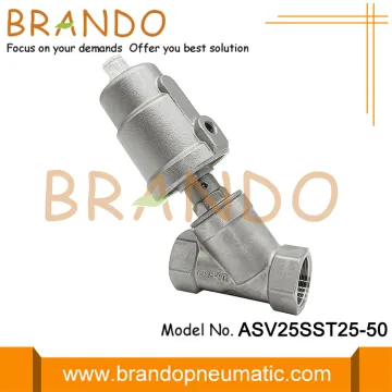 1'' Pneumatic Threaded Angle Seat Valve DN25 PN16