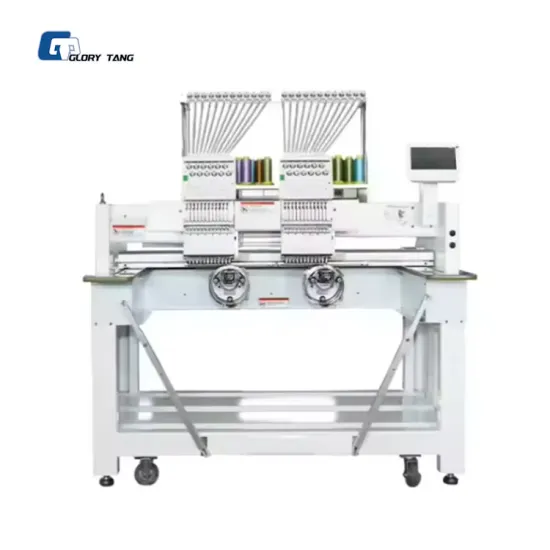 Computerized 2 Head Embroidery Machine for All Fabrics - For Sale