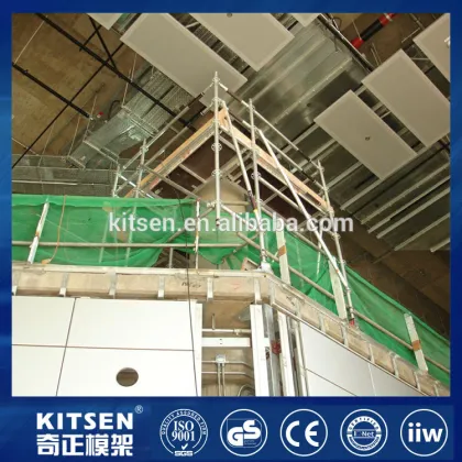 Popular Aluminum Ringlock Scaffolding for Work At Height /Multifunctional Aluminum Ringlock Scaffold