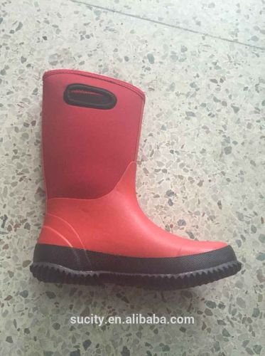 solid color sexy rain boot mature rain boots neoprene rain boot