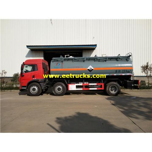 Camiones de reparto de ácido clorhídrico de 13.9m3 6x2