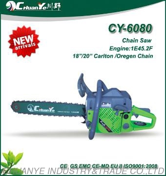with CE   approved gasoline chain saw CY-6080