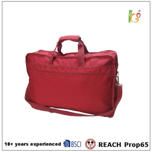 red pvc polyester computer bag and durable business bag in 2016