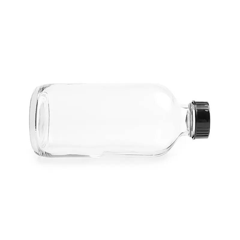 500ml Clear Boston Glass Bottle